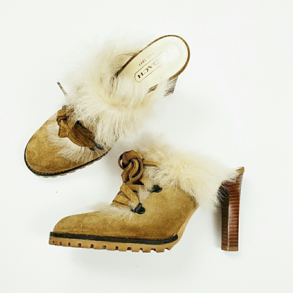 Coach | Tan Fury Kristy Heels Size 6.5